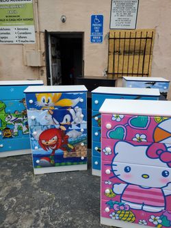 New Kids Cartoon Children Drawer Dresser Chest Available In Other Characters 