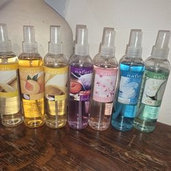 Avon Naturals Refreshing Body Spray 8.4 fl oz Lot Of 7 Sugar Plum Cherry Banana 