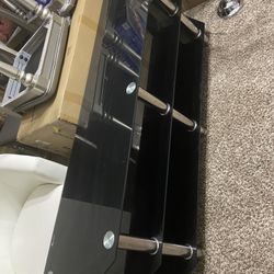 Glass TV stand 