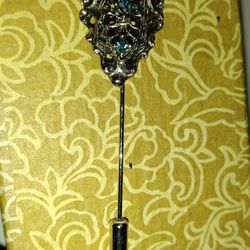Silver Tone Hat Pin