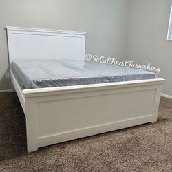 Queen Bed With Memory Mattress