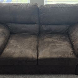 Craig-Luka 3 piece Faux Leather living room set