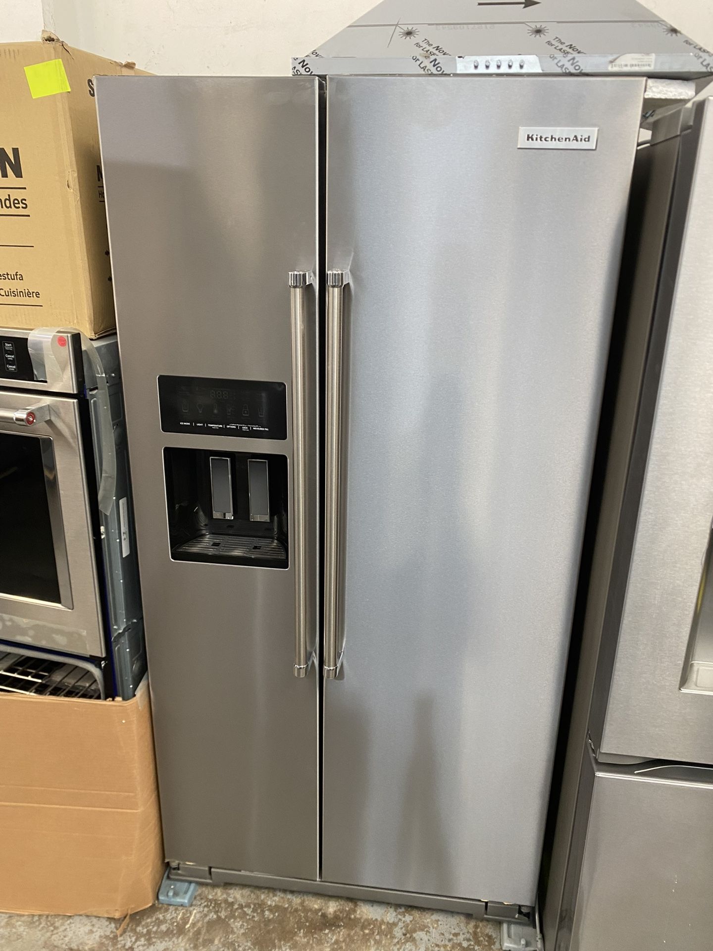 New Kitchen Aid Counter Depth Side By Side Fridge