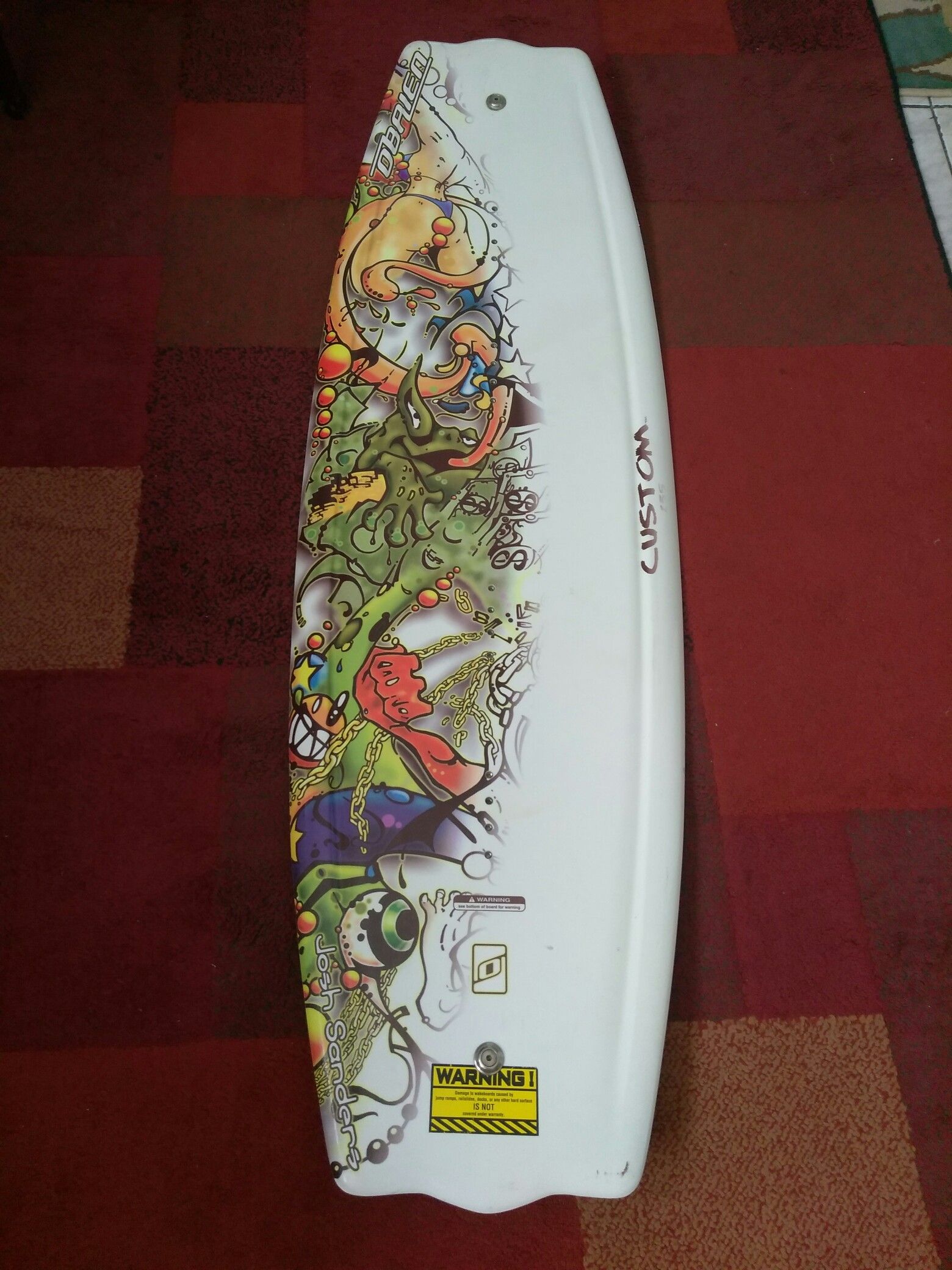 O'Brien Custom 125 Wakeboard "Josh Sanders" with Fin. $110 OBO