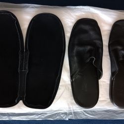 Daniel Cremieux Grained Leather Mule Shoes 10.5