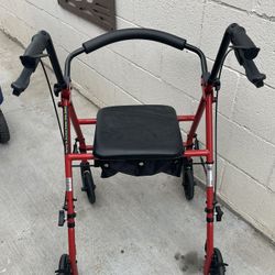 New Walker Chair With Brakes