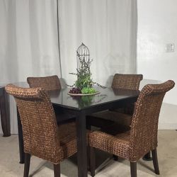 BOHO Dining Table & 4 Chairs