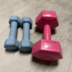 weights (5lbs & x2 3lbs) 