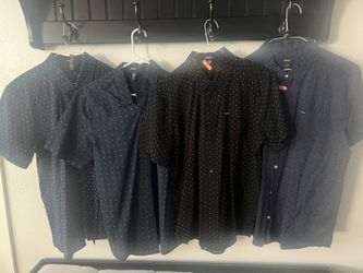 Volcom And RCVA Men’s Shirts - 3 Mediums And 1 Large