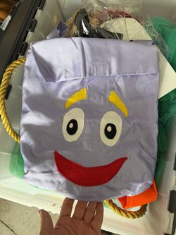 Handmade Dora the Explorer Backpack Costume Prop Adult S/M
