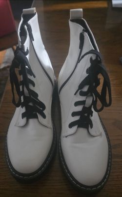 Madden Girl Combat Boots with Side Zipper