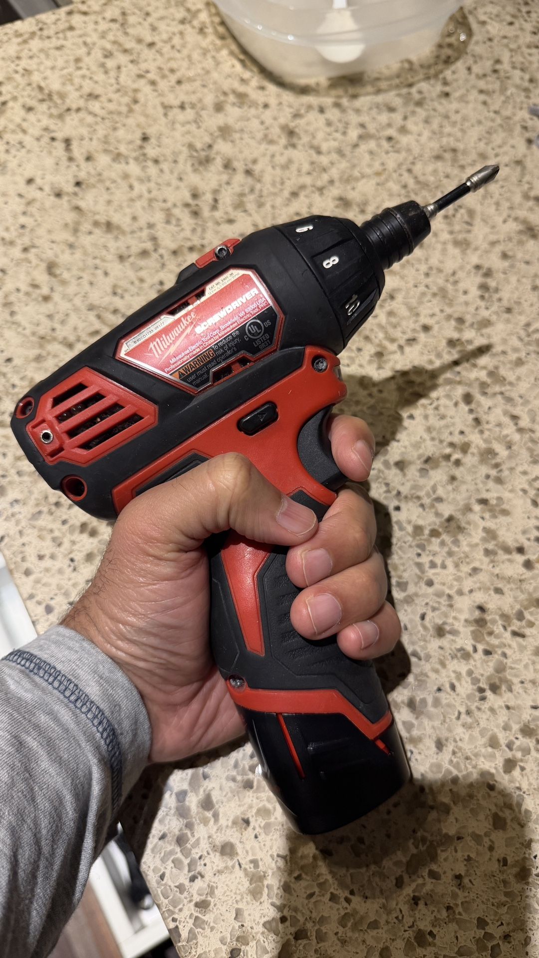 Milwaukee M12 Cordless machine