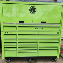 Matco 4s Tool Box With Hutch And Extras 