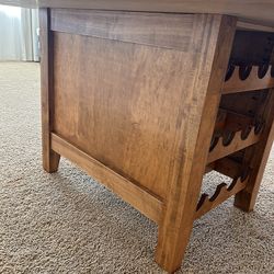 Wine Rack Dining Table