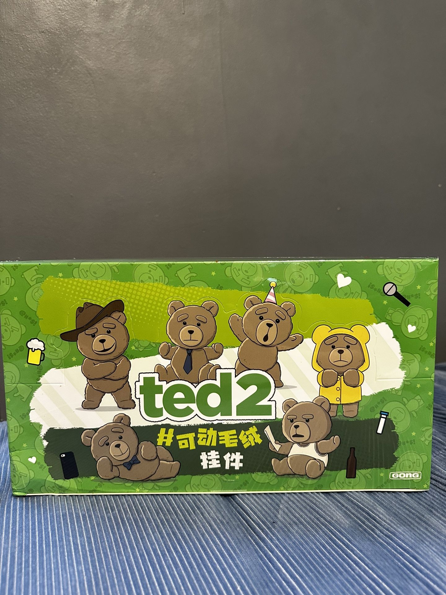 Pop Mart Ted 2 Plush Pendant Series Sealed Case
