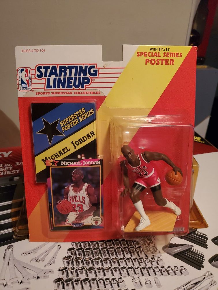 Starting Lineup Michael Jordan 1992 action figure SHARP! SEALED! In case