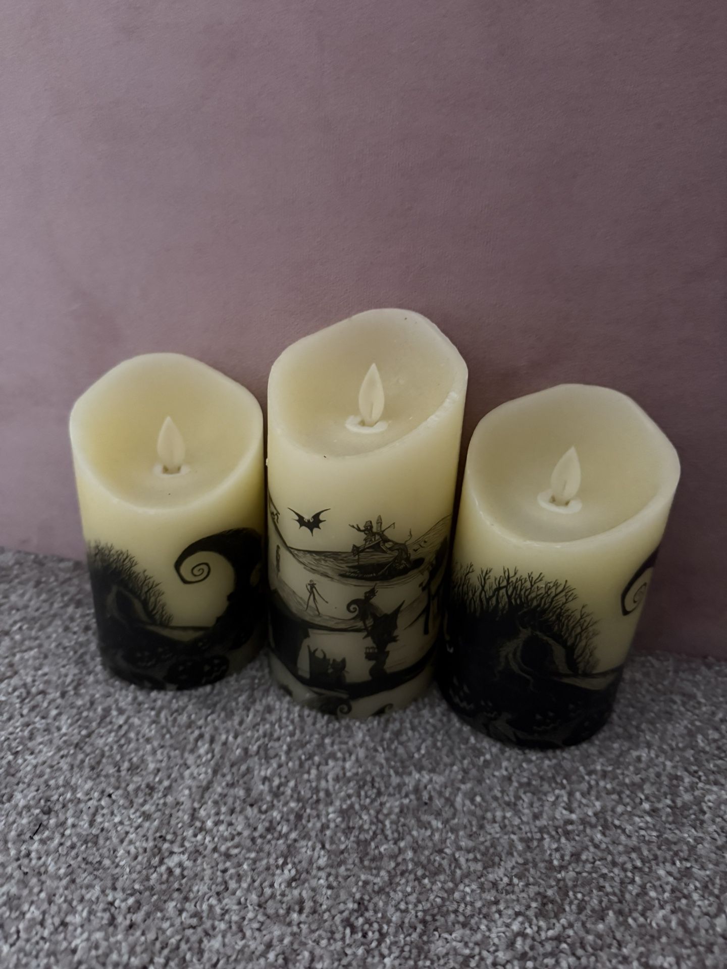 Nightmare Before Christmas Candles