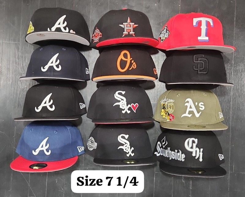 Fitted Hats In St. Louis Size 7 1/4 Various Styles And Teams