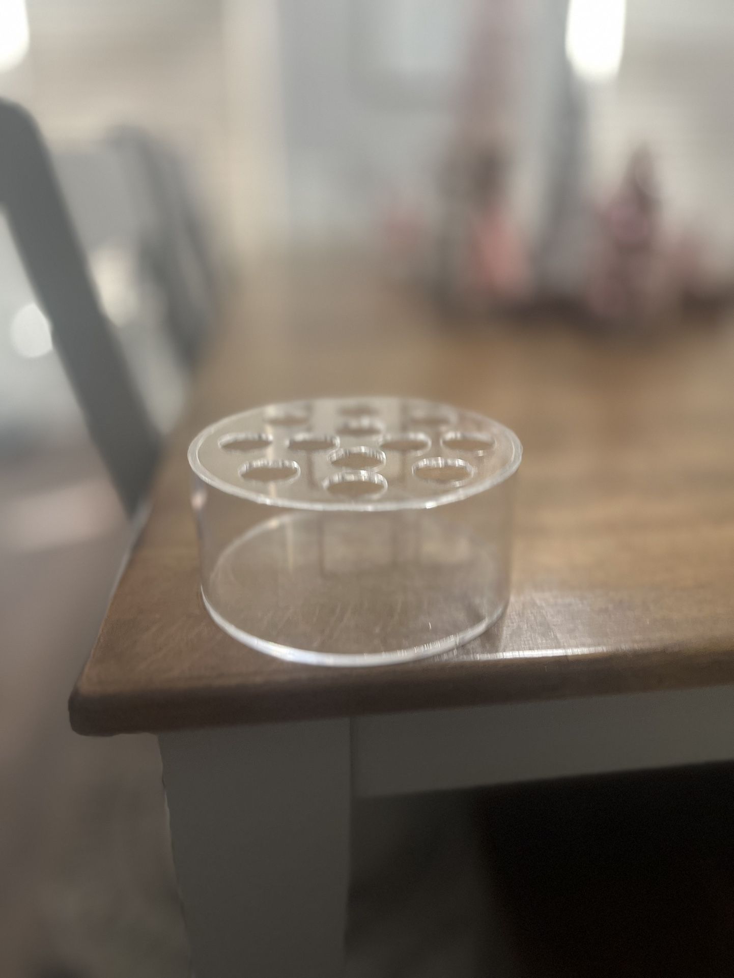 Acrylic Flower Vase Round Centerpiece