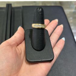 10kt Wedding Band Ring Diamond 