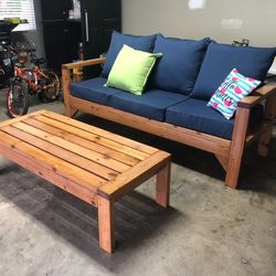 Patio Furniture - Couch And Table 