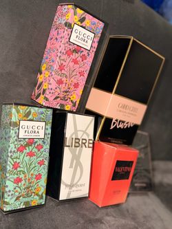 Designer Perfume Bundle – Gucci, YSL, Carolina Herrera, Valentino