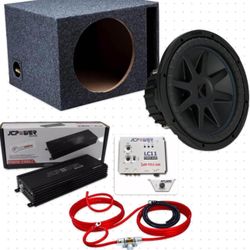 NEW BASS PACKAGE DEAL INSTALLED KICKER CVX 12