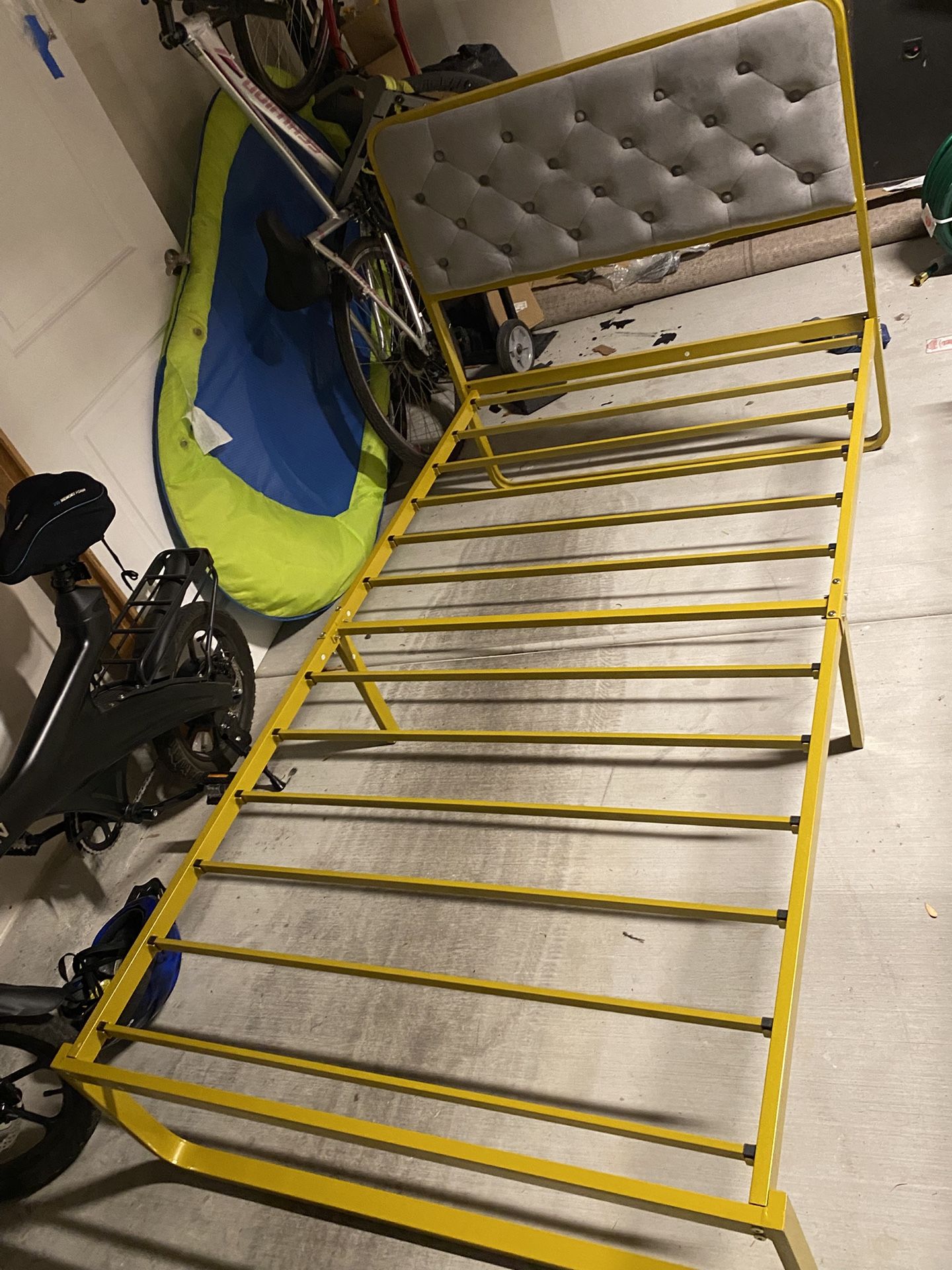 Twin Size Headboard And Frame (Nearly New )