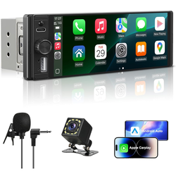 Brand new 6.28 Inch HD Touch CarPlay with backup camera, Single Din Radio Car Stereo, Bluetooth