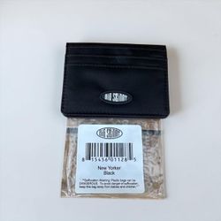 Big Skinny Men’s Black Wallet Machine Washable Nylon Lightweight