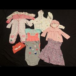 Baby Girl 6m Clothes Lot