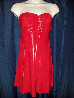 Boutique Red Dress Size S