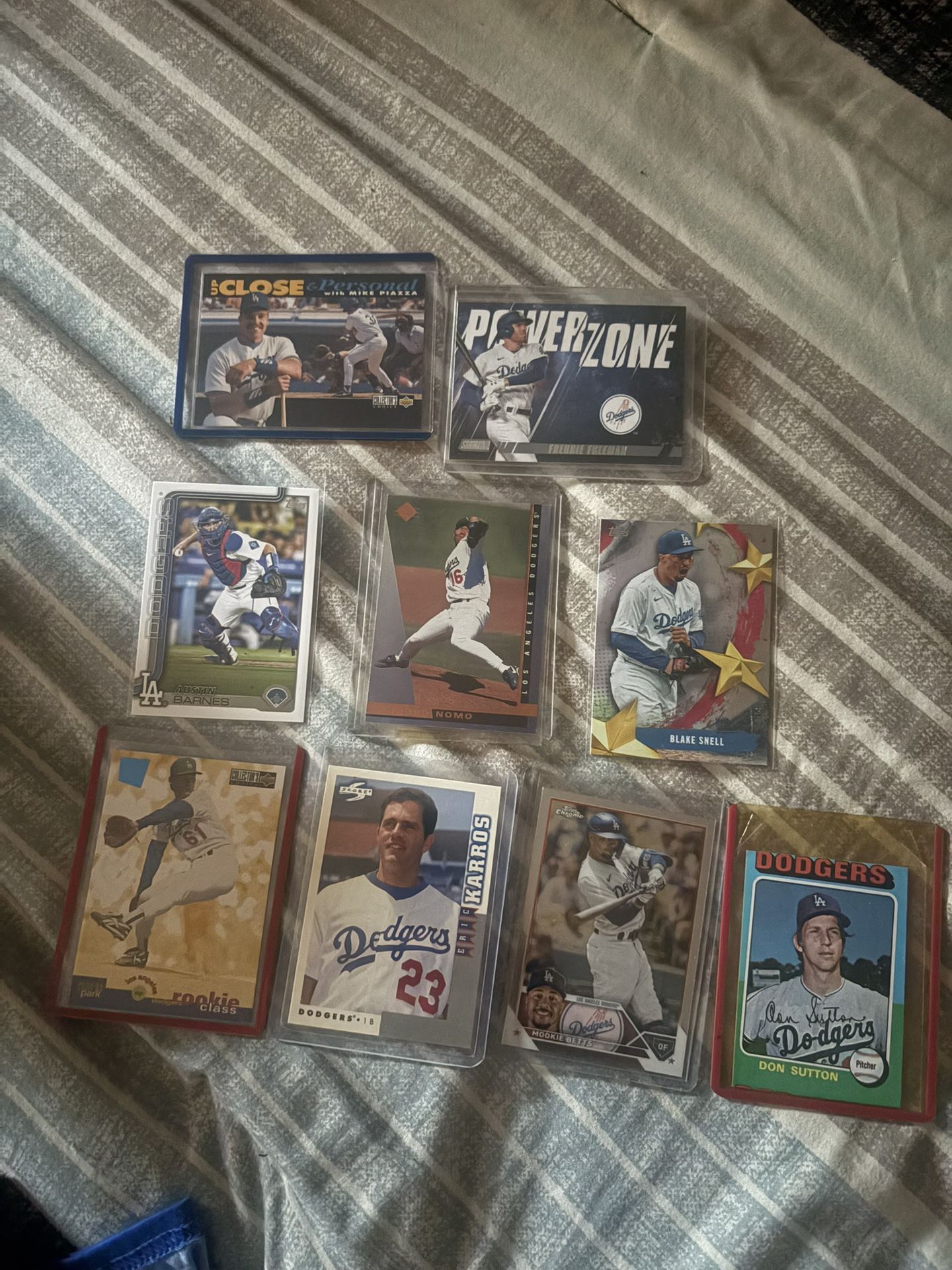 Lot Dodgers Cards