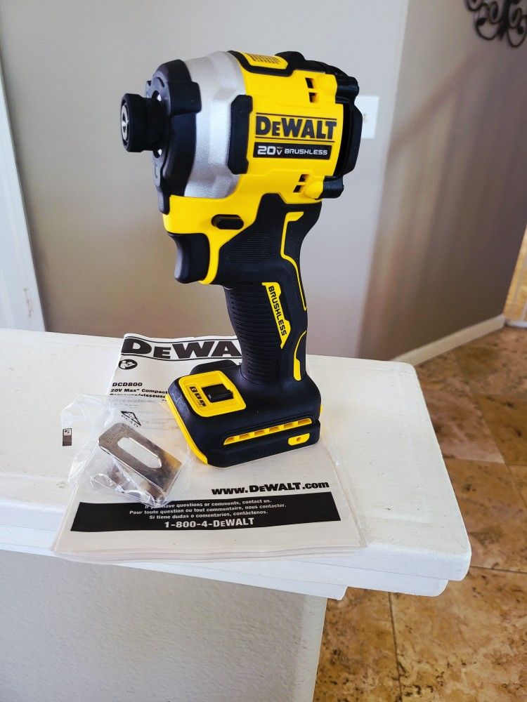 Dewalt ATOMIC 20V MAX Cordless Brushless Compact 1/4 in. Impact Driver (Tool Only)
