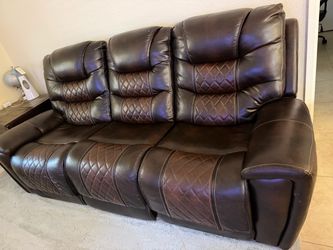 Leather couch