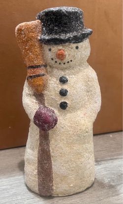 Vintage Style Snowman Holiday Figurine