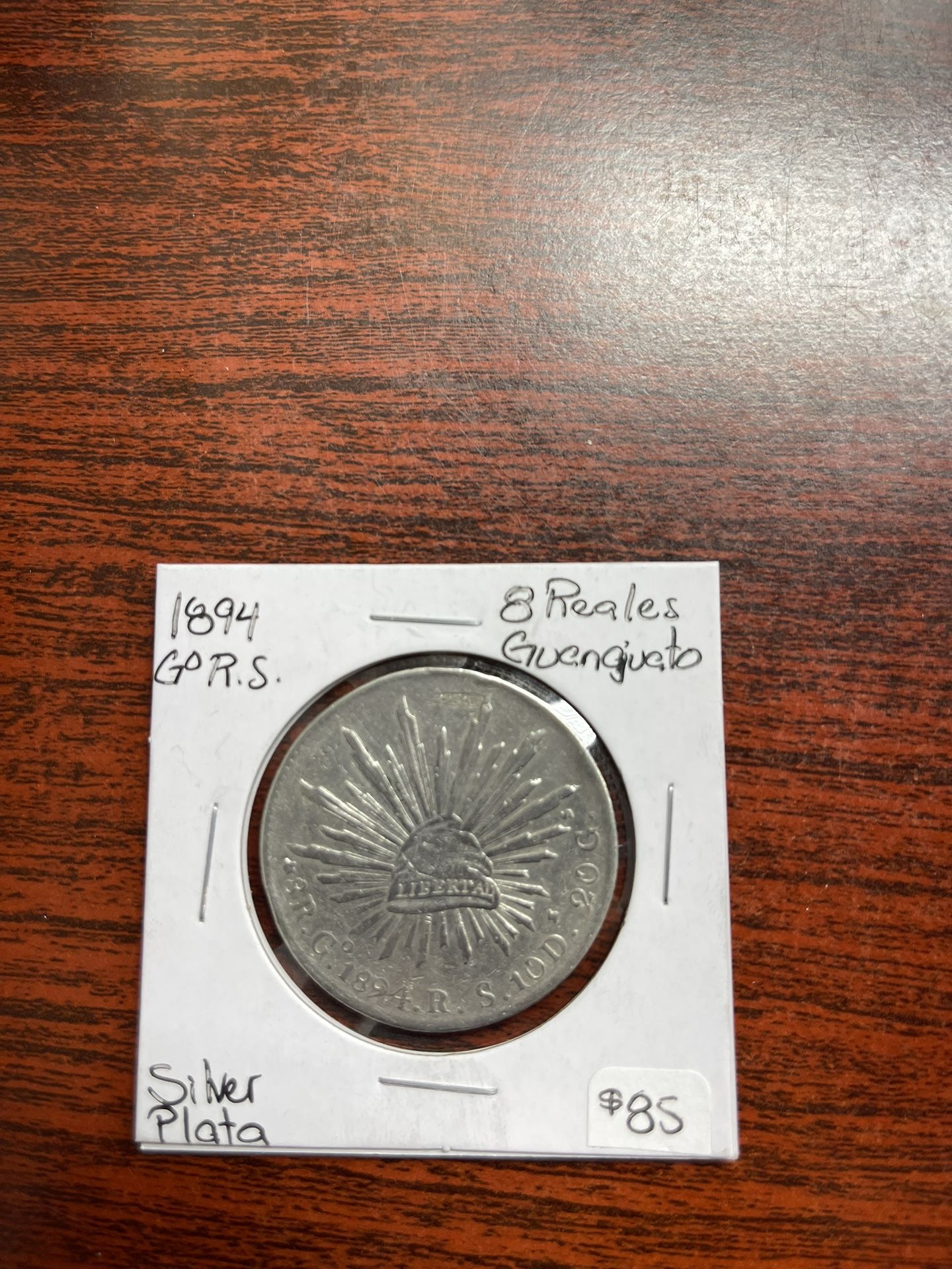 Silver Mexican 8 Reales