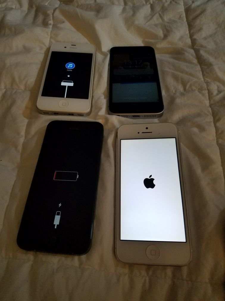 iPhone 4s, 5s and se lot