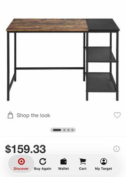 Study Table with Keyboard Tray