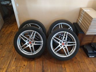 4x 215/45/ZR17 5x100 Fits GM Quick Sale