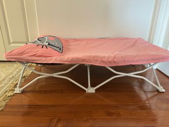 Portableq Toddler Bed , Cat, Pink