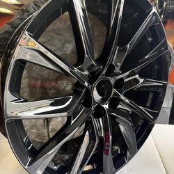 22” Wheels 6x139.7 Gloss black 