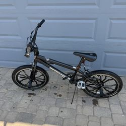 Black mongoose BMX bike