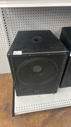 Black PA Subwoofer Speaker Cabinet