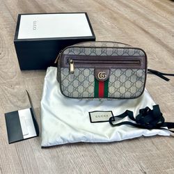 Gucci GG Supreme Canvas Ophidia Small Belt Bag - Made In Italy