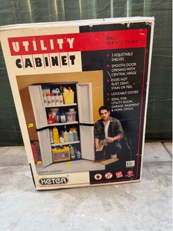 Utility cabinet for garage