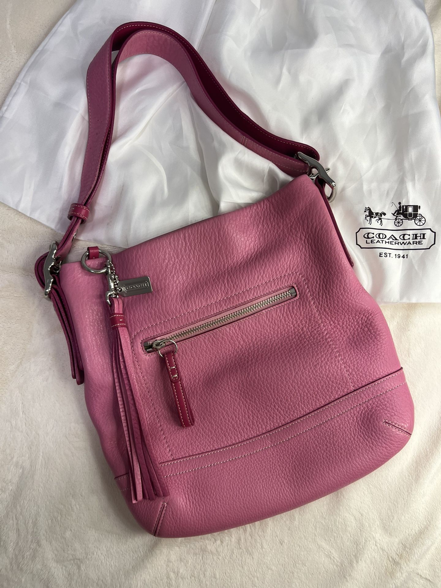 Y2K Coach pink legacy Vintage Shoulder Bag