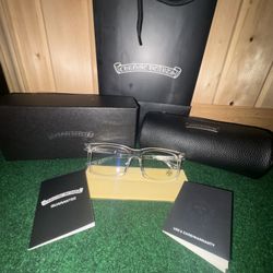 Chrome heart glasses