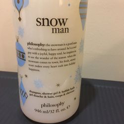 Philosophy Snow Man 