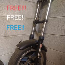 FREE Motorcycle Wheels And Forks